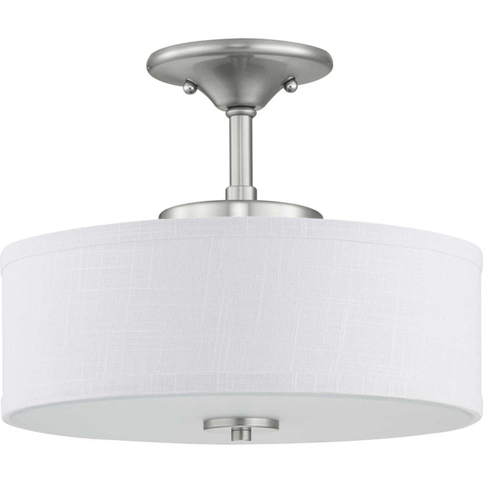 Progress Lighting P350134-009-30 LED Semi-Flush, Brushed Nickel