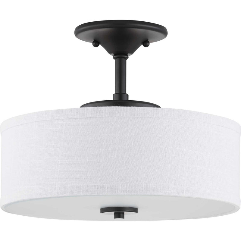 Progress Lighting P350134-143-30 LED Semi-Flush, Graphite
