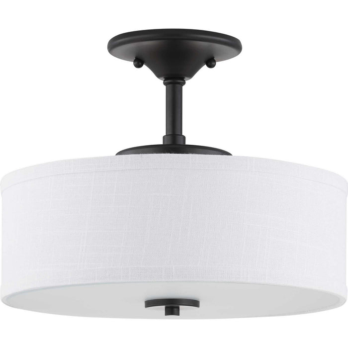 Progress Lighting P350134-143-30 LED Semi-Flush, Graphite