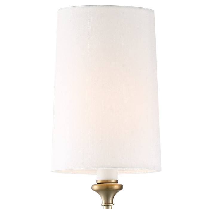 Crystorama 2242-VG Two Light Wall Sconce, Vibrant Gold