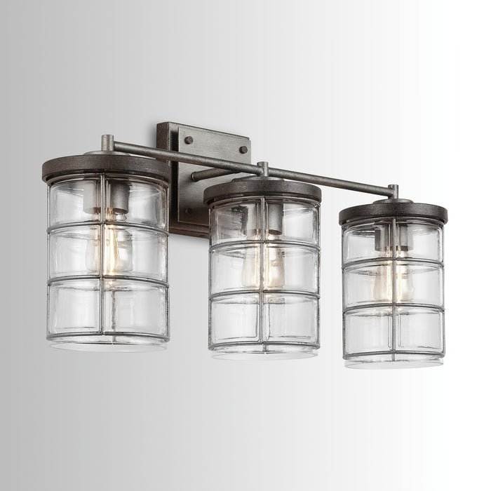 Capital Lighting 129431UG-439 Three Light Vanity, Urban Grey