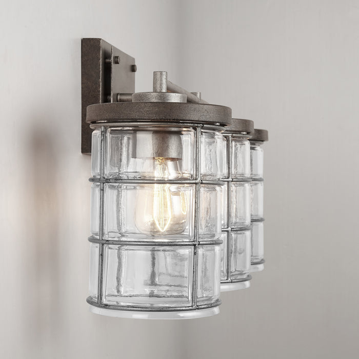 Capital Lighting 129431UG-439 Three Light Vanity, Urban Grey