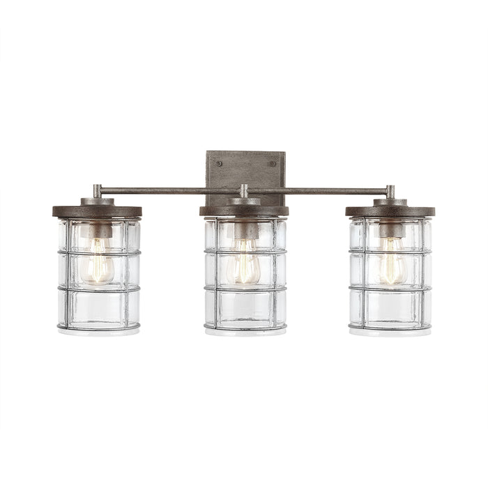 Capital Lighting 129431UG-439 Three Light Vanity, Urban Grey