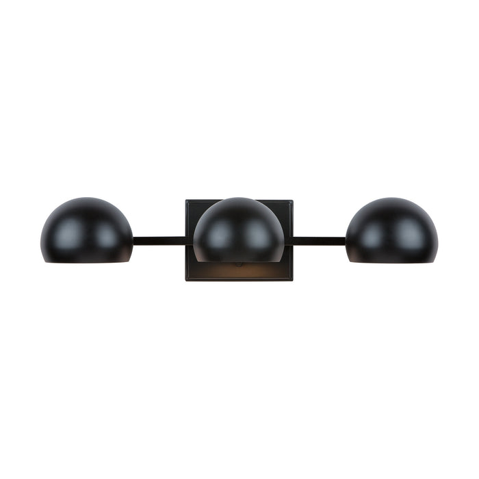 Capital Lighting 133131MB Three Light Vanity, Matte Black