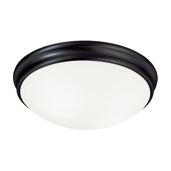 Capital Lighting 2034MB Three Light Flush Mount, Matte Black