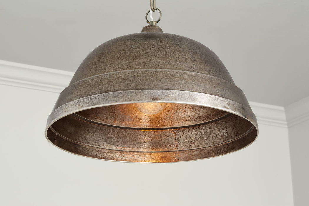 Capital Lighting 330311XN One Light Pendant, Oxidized Nickel