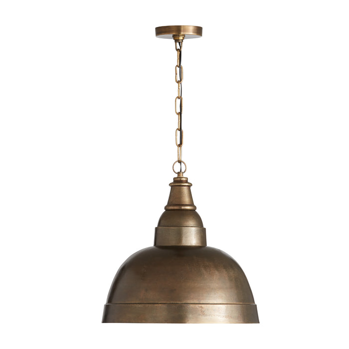 Capital Lighting 330313XB One Light Pendant, Oxidized Brass