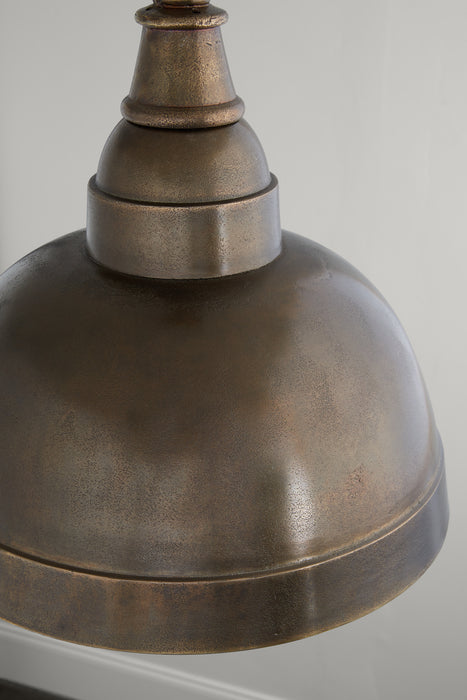 Capital Lighting 330313XB One Light Pendant, Oxidized Brass
