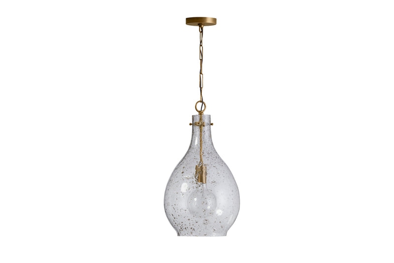 Capital Lighting 333813PA-472 One Light Pendant, Patinaed Brass
