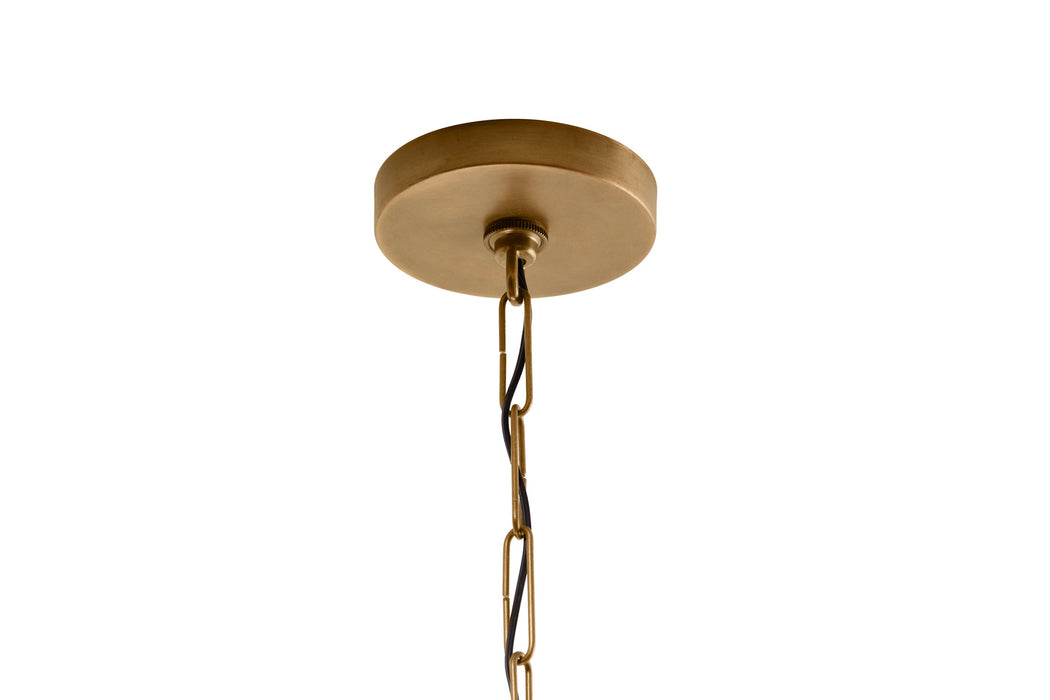 Capital Lighting 333813PA-472 One Light Pendant, Patinaed Brass