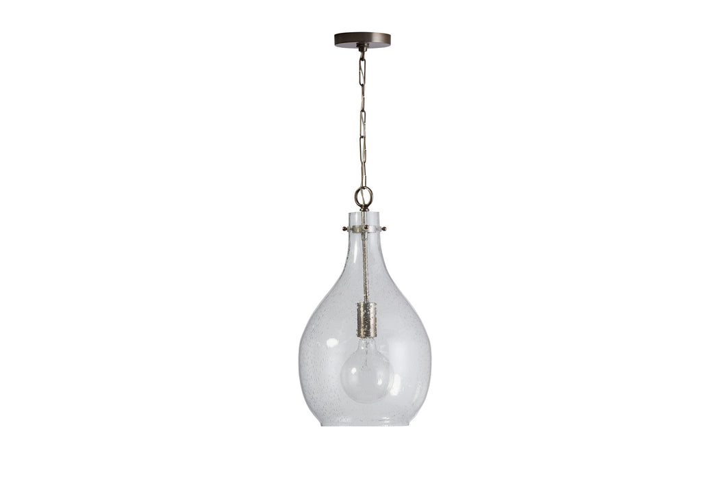 Capital Lighting 333813PP-471 One Light Pendant, Polished Pewter