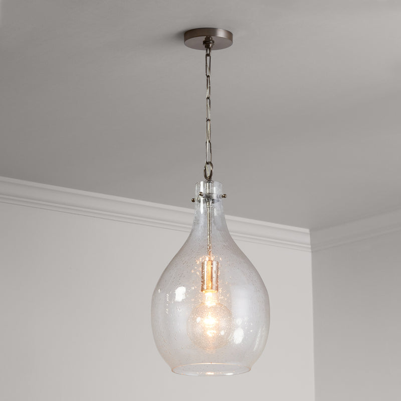 Capital Lighting 333813PP-471 One Light Pendant, Polished Pewter