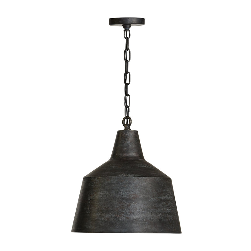 Capital Lighting 335311QY One Light Pendant, Quarry