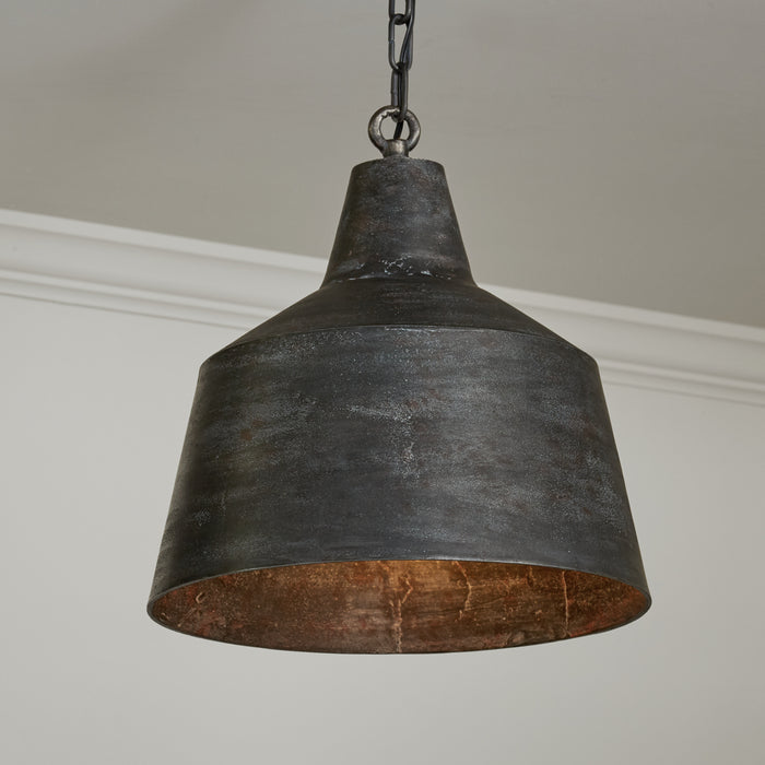 Capital Lighting 335311QY One Light Pendant, Quarry