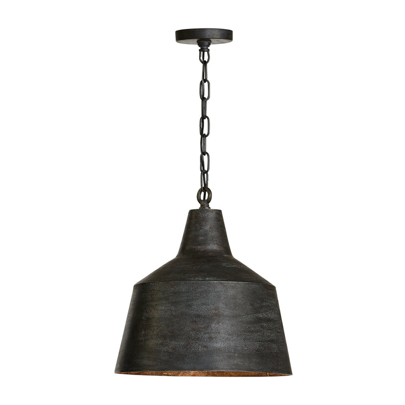 Capital Lighting 335311QY One Light Pendant, Quarry