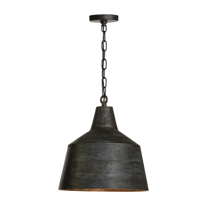 Capital Lighting 335311QY One Light Pendant, Quarry