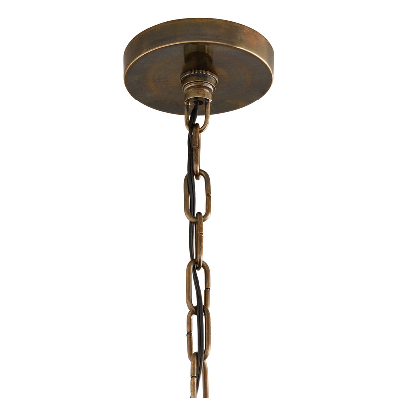 Capital Lighting 335312XB One Light Pendant, Oxidized Brass