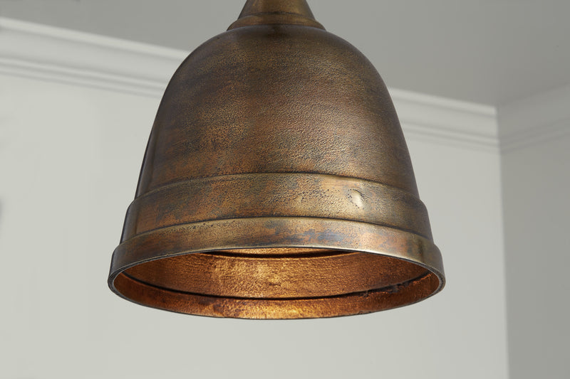 Capital Lighting 335312XB One Light Pendant, Oxidized Brass