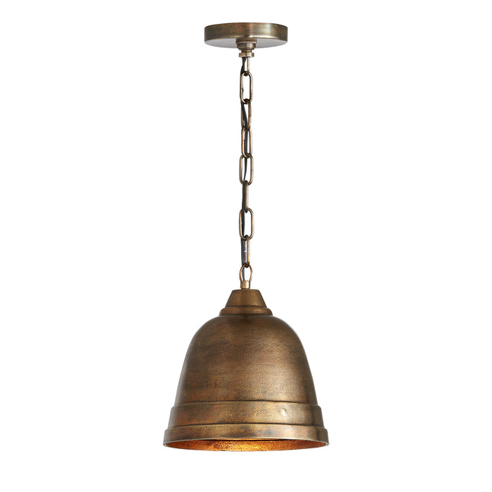 Capital Lighting 335312XB One Light Pendant, Oxidized Brass