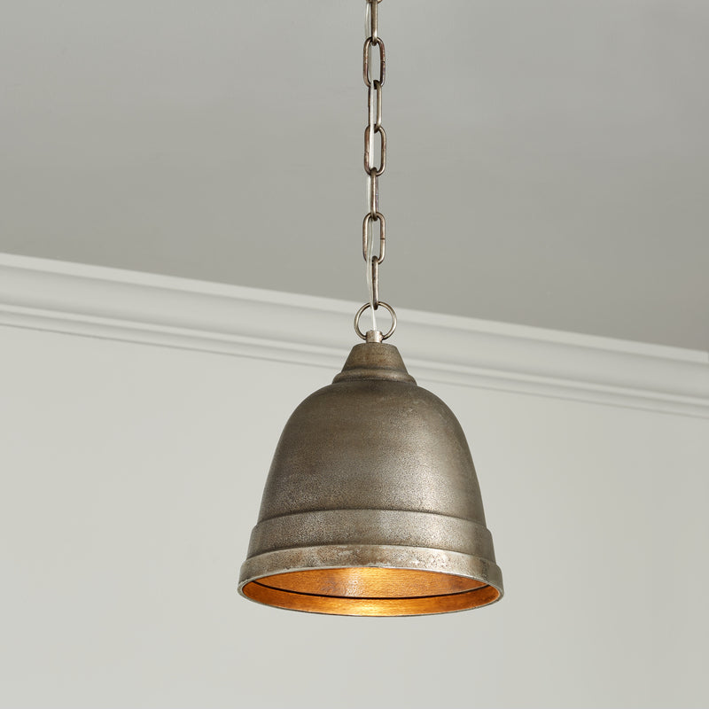 Capital Lighting 335312XN One Light Pendant, Oxidized Nickel