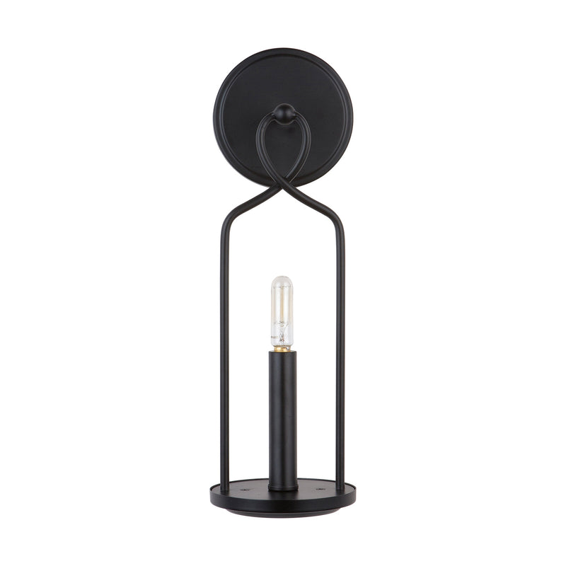 Capital Lighting 631611MB One Light Wall Sconce, Matte Black