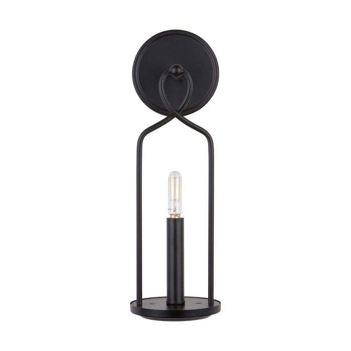 Capital Lighting 631611MB One Light Wall Sconce, Matte Black