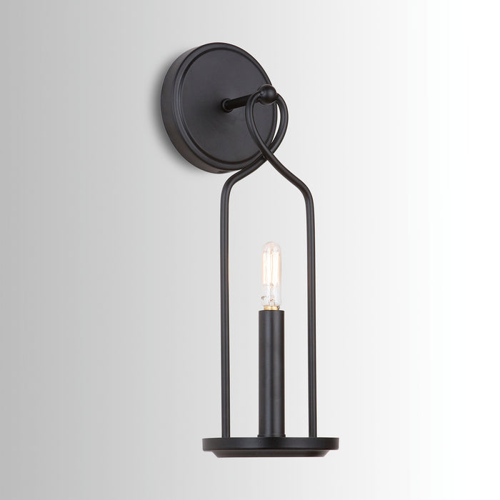 Capital Lighting 631611MB One Light Wall Sconce, Matte Black