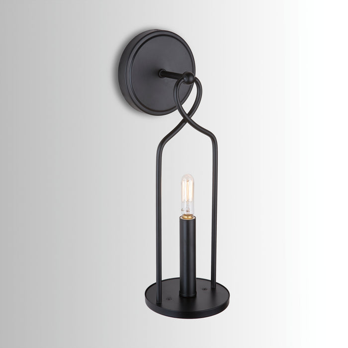 Capital Lighting 631611MB One Light Wall Sconce, Matte Black