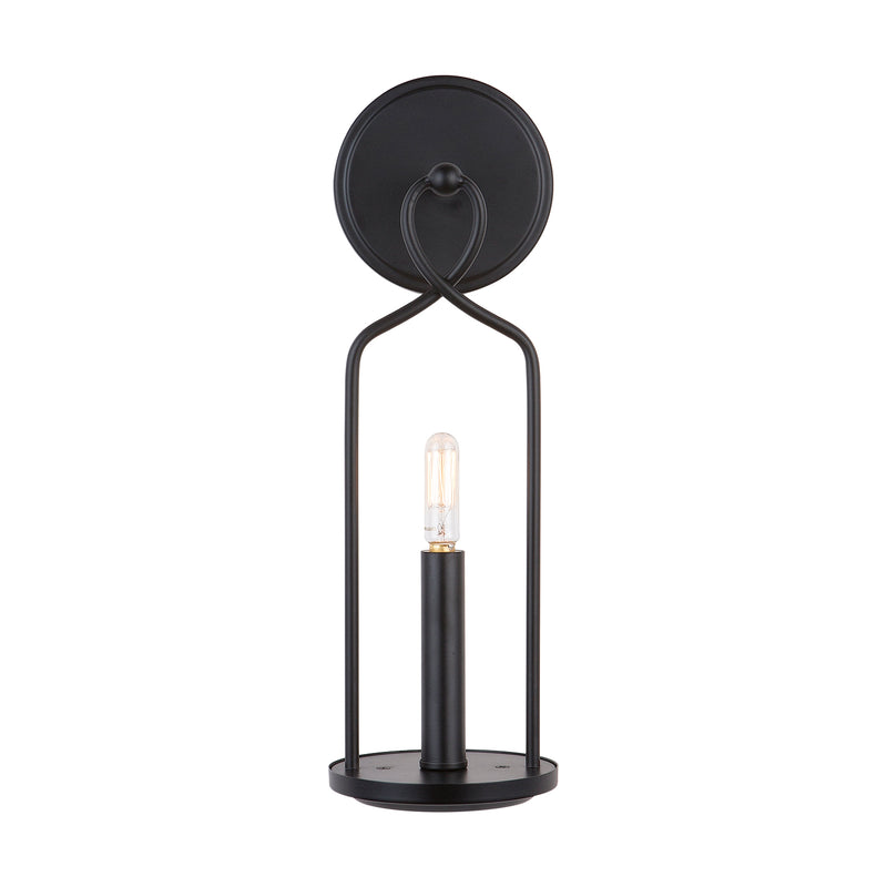Capital Lighting 631611MB One Light Wall Sconce, Matte Black