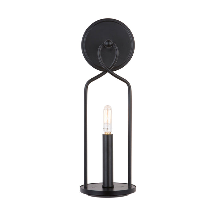 Capital Lighting 631611MB One Light Wall Sconce, Matte Black