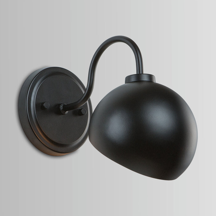 Capital Lighting 633111MB One Light Wall Sconce, Matte Black
