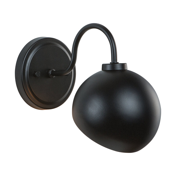 Capital Lighting 633111MB One Light Wall Sconce, Matte Black