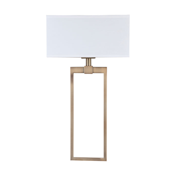 Capital Lighting 633321AD Two Light Wall Sconce, Aged Brass