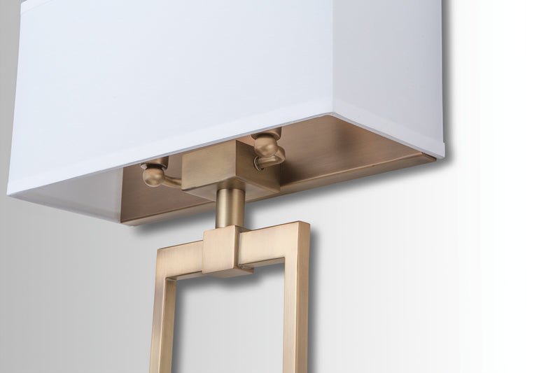 Capital Lighting 633321AD Two Light Wall Sconce, Aged Brass
