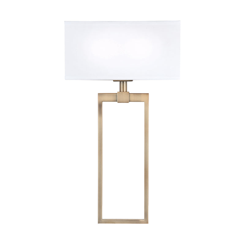 Capital Lighting 633321AD Two Light Wall Sconce, Aged Brass