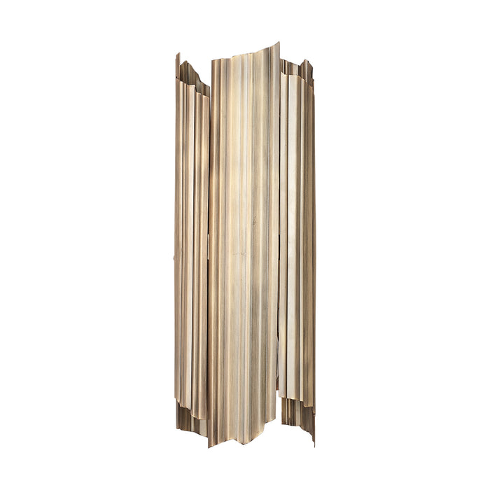 Capital Lighting 633421AD Two Light Wall Sconce, Aged Brass