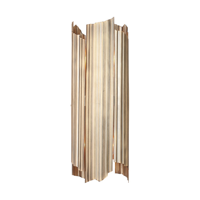 Capital Lighting 633421AD Two Light Wall Sconce, Aged Brass