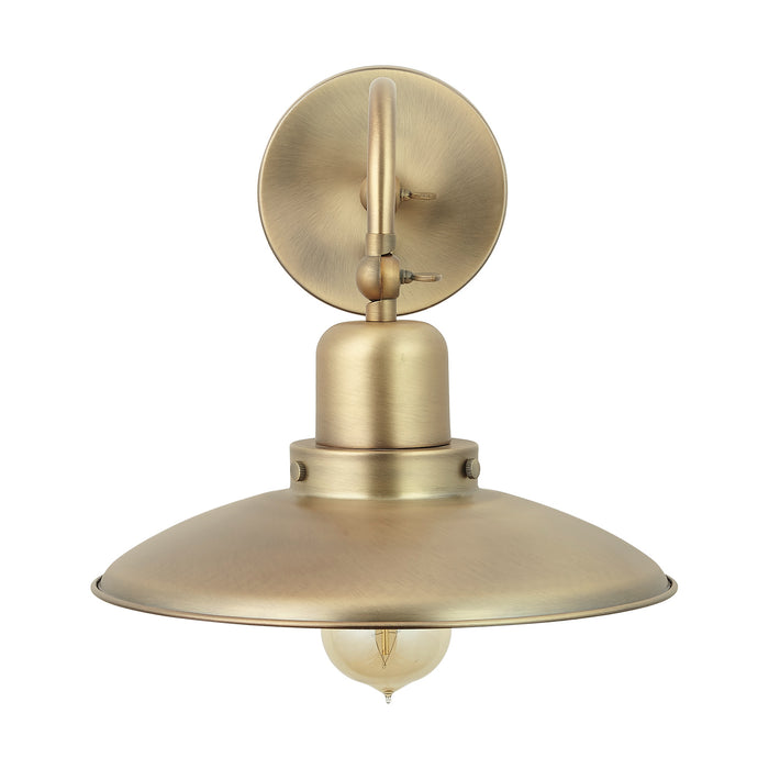 Capital Lighting 634811AD One Light Wall Sconce, Aged Brass
