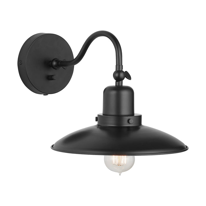 Capital Lighting 634811MB One Light Wall Sconce, Matte Black