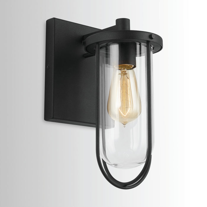 Capital Lighting 934211BK One Light Wall Mount, Black