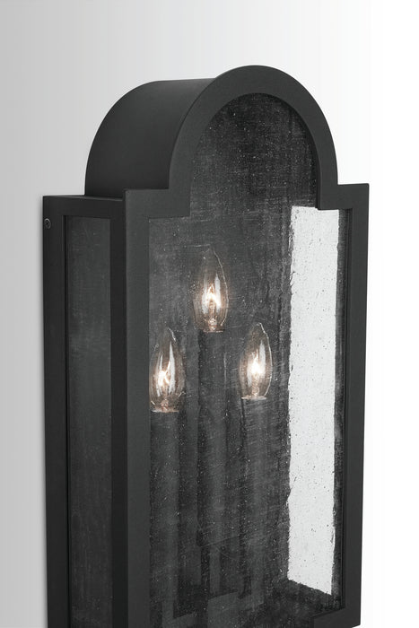 Capital Lighting 934531BK Three Light Wall Mount, Black