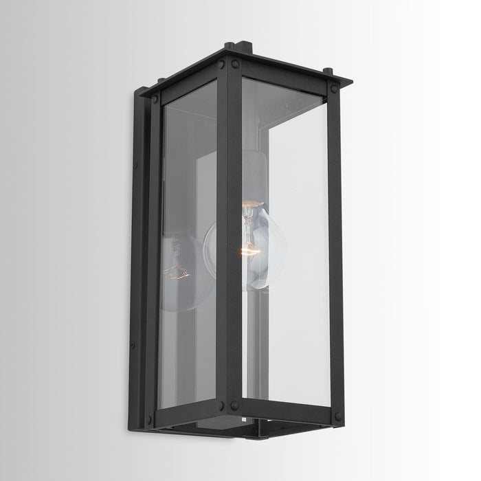 Capital Lighting 934611BK One Light Wall Mount, Black