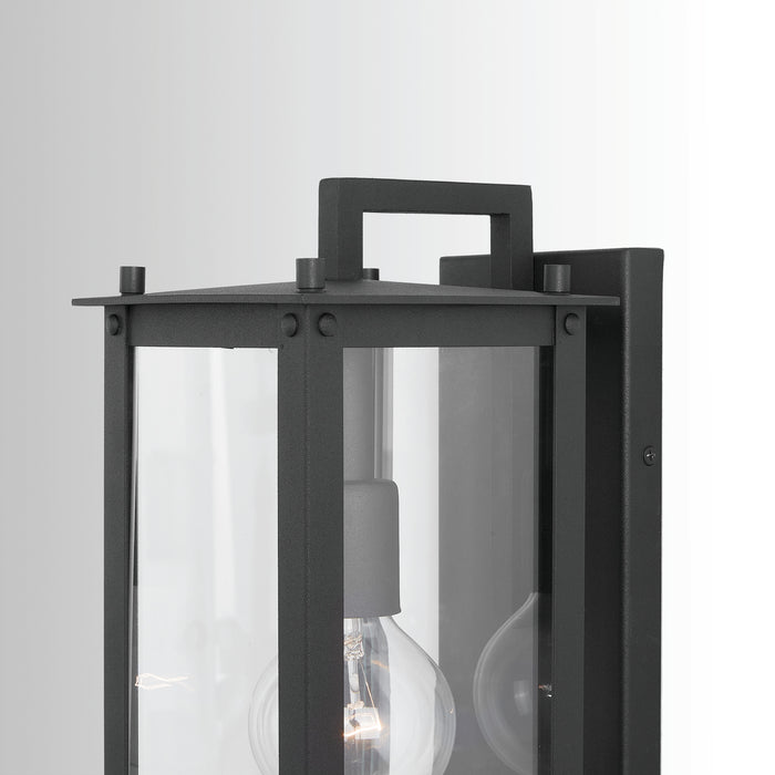 Capital Lighting 934611BK One Light Wall Mount, Black