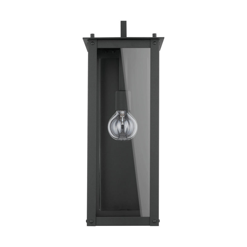 Capital Lighting 934612BK One Light Wall Mount, Black