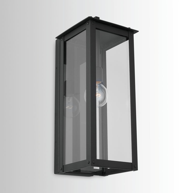 Capital Lighting 934612BK One Light Wall Mount, Black
