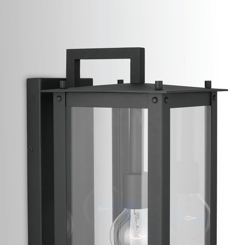 Capital Lighting 934612BK One Light Wall Mount, Black