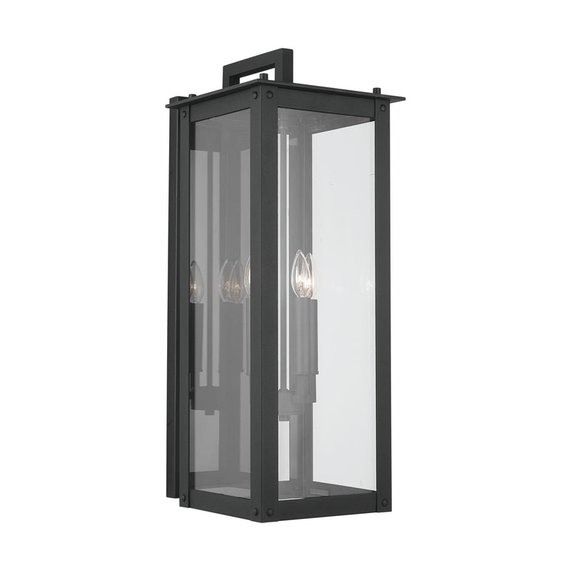 Capital Lighting 934641BK Four Light Wall Mount, Black