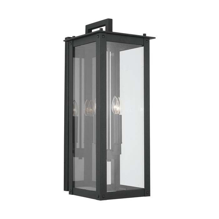 Capital Lighting 934641BK Four Light Wall Mount, Black