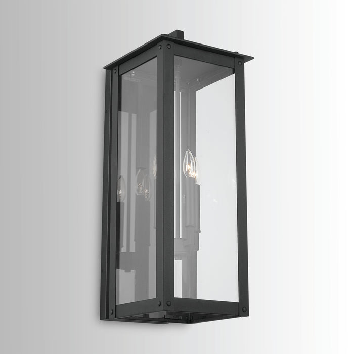 Capital Lighting 934641BK Four Light Wall Mount, Black