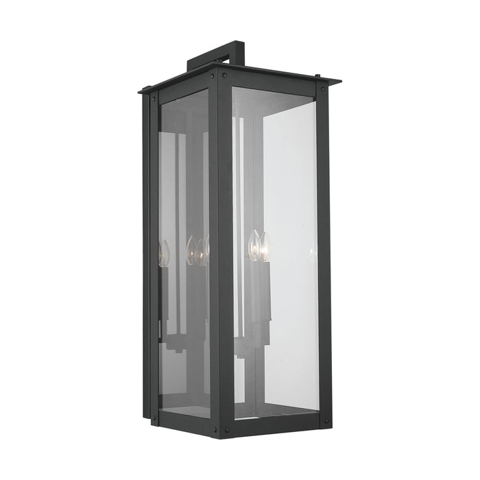 Capital Lighting 934642BK Four Light Wall Mount, Black